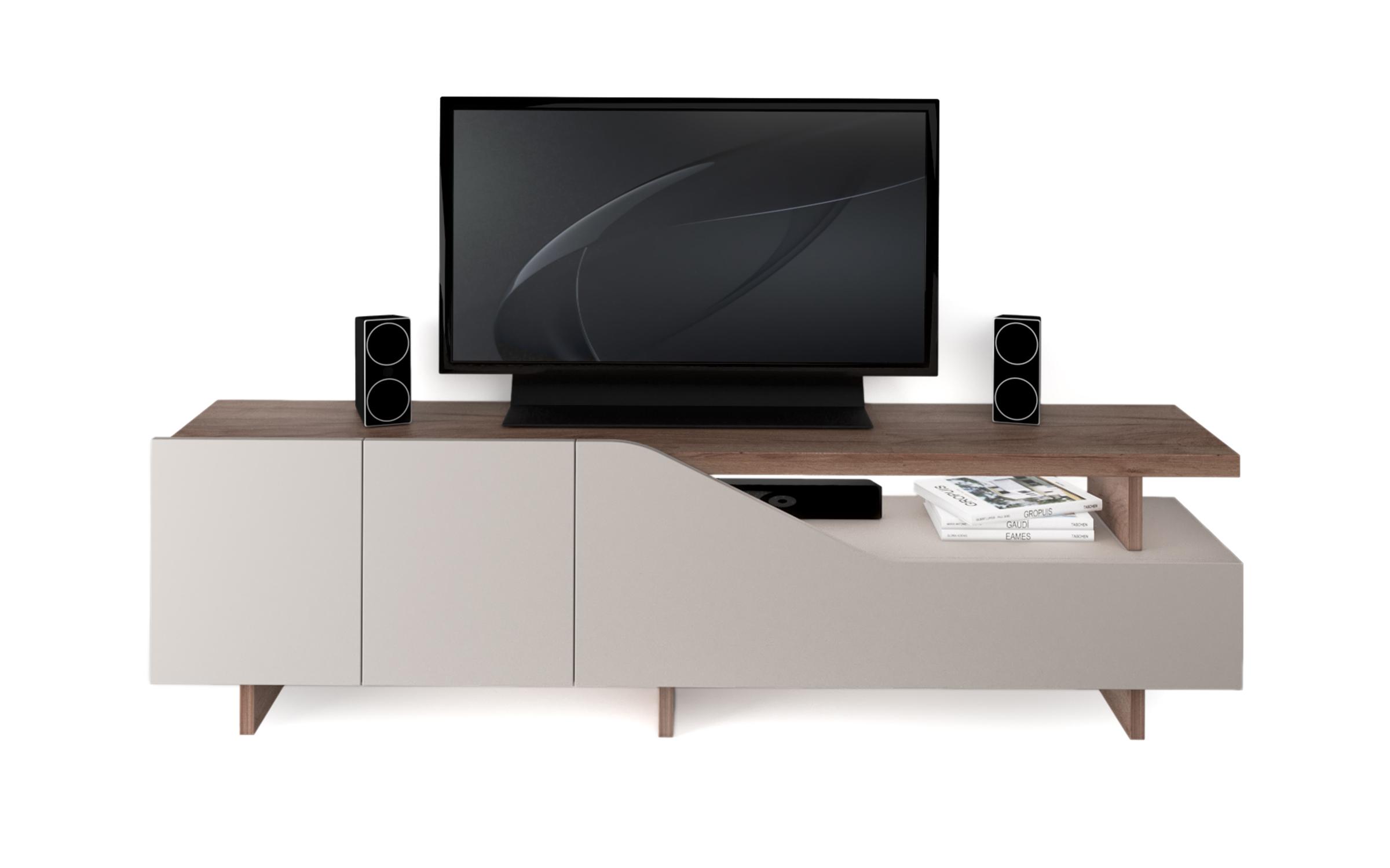 Modul TV Senio, stejar craft tabacco + casmir  1